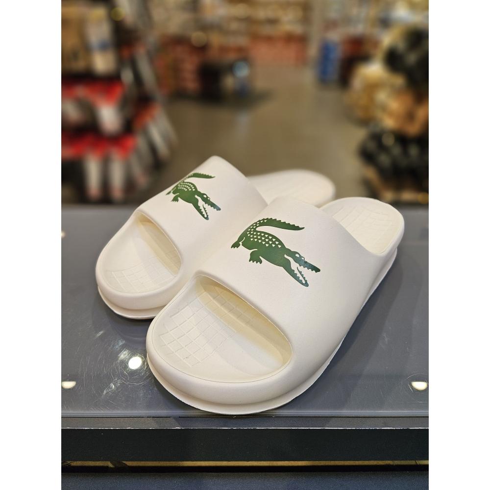 

Lacoste мужские тапочки Sub Slide 2.0 SERVE SLIDE 2.0 7 46CMA0032 OFF WHT DK GRN