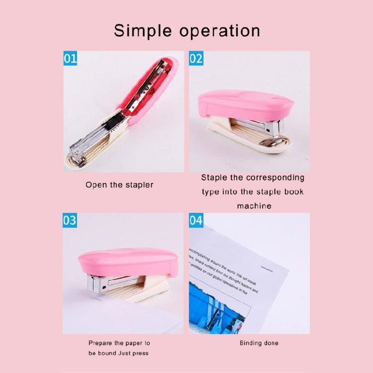 Desktop Stapler 20 Sheet Capacity with Staple Remover Labor-Saving Stapler Multifunctional Stapling Machine for Office