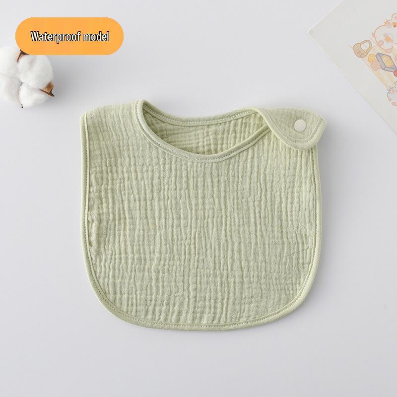 

Pure Cotton U-shaped Baby Bib, Waterproof 7-layer Saliva Towel, Class A Crepe Gauze Bib.
