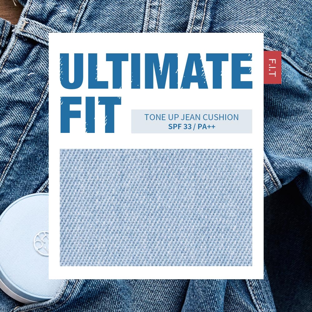 O HUI Ultimate Fit Tone-up Jeans Cushion 15g (#01 Pink Beige) SPF 35 / PA++