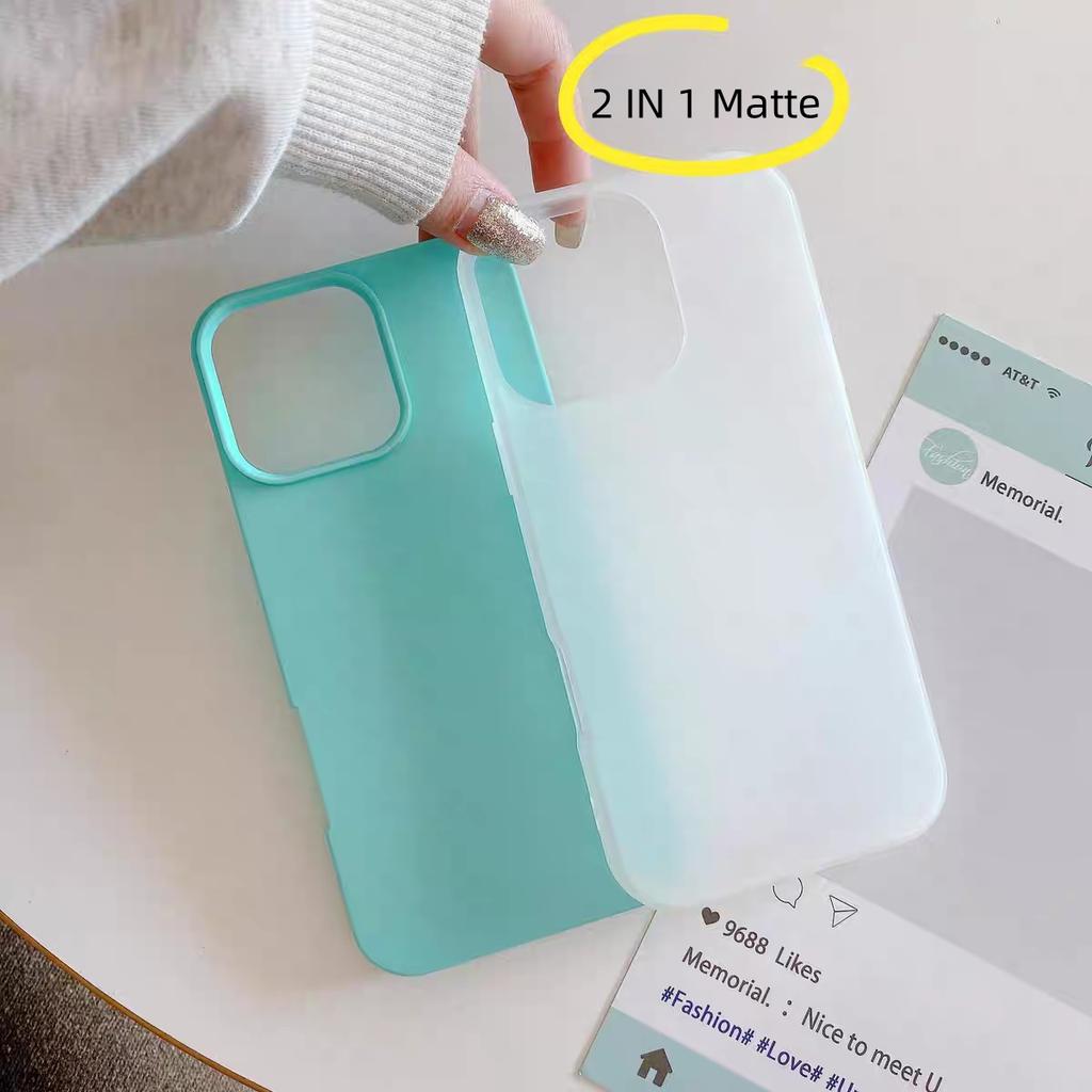 Case For POCO F7 ULTRA M7 X3 X5 X6 F5 PRO Xiaomi Mi 17 PRO MAX 14T 15T Candy Color Frosted 2 in 1 Glow Matte Soft Cover