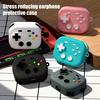 TPU Protective Case with Keychain for Airpods Funny Handheld Game Design Hard Shell Cover with Safety Lock Design for Men Boys