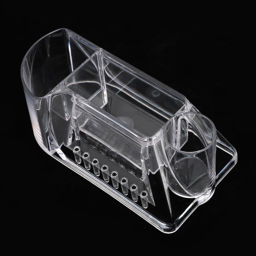 Transparent Multifunctional Nail Drill Stand  Nail Grinding Bits Classified Placement