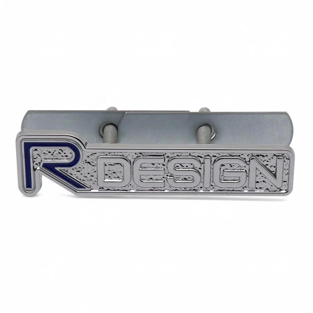3D Metal Badge Car Front Grille Badge Body Trunk Decoration Accessories For Volvo Rdesign V40 V50 S40 S80 XC60 S90 XC90 S60 V90