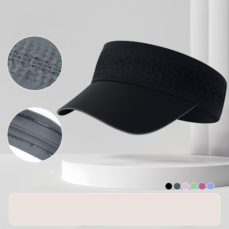 Multicolor Hairband Sun Hats Sweat absorbing Quick-drying Sports Cap Empty Top UV Protection UV Protection Cap Sports Activities
