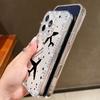 Airplane Travel Label Diamond Case For iPhone 16 Pro Max Coque iPhone 11 12 13 14 15 17 Pro Max 16E 17 Air Clear TPU Soft Cover