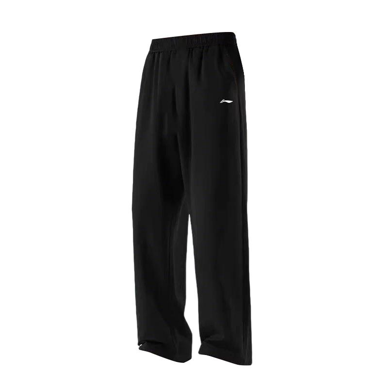 Li-Ning Черные Повседневные Модные Универсальные Дышащие Удобные Спортивные Штаны Мужские низ ASWKA75-5 XL
