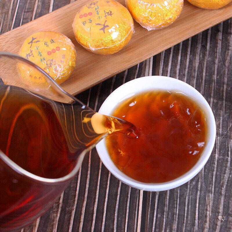 500 г Юньнаньский чай Пуэр Aged Palace Золотой бутон Пуэрный чай Полезный напиток — фото 4