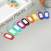 50Pcs Random Color Key Tags Id Label Name Tags Plastic Prevent Missing Key Identifiers Luggage Bag Accessories