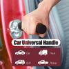 Heavy Duty Car Door Assist Handle High Strength Steel Support Soft Silicone Grip Non Slip Ergonomic Design Universal Fit