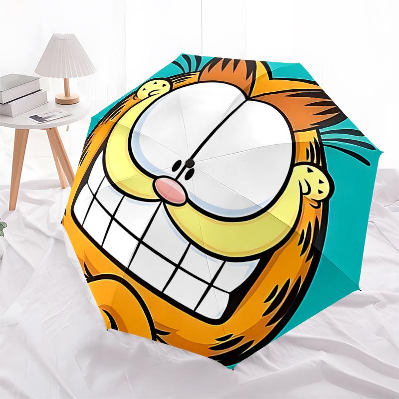 

Garfield Automatic Opening/Closing Umbrella with 3-Fold Design and 8-Bone Frame - Perfect Outdoor Gift for Fans, Travelers, and Daily Use010