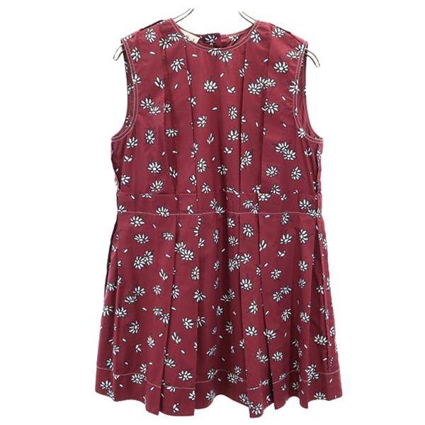 Marni Frank Navin No Sleeve One Piece 42 Bordeaux Frank Navin Back Button Women Used