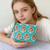 Fashion Vintage Sanitary Napkin Bag Indian Style Cotton Bohemian Coin Purse Mini Zipper Makeup Bag Cosmetic,earphone Etc Storage