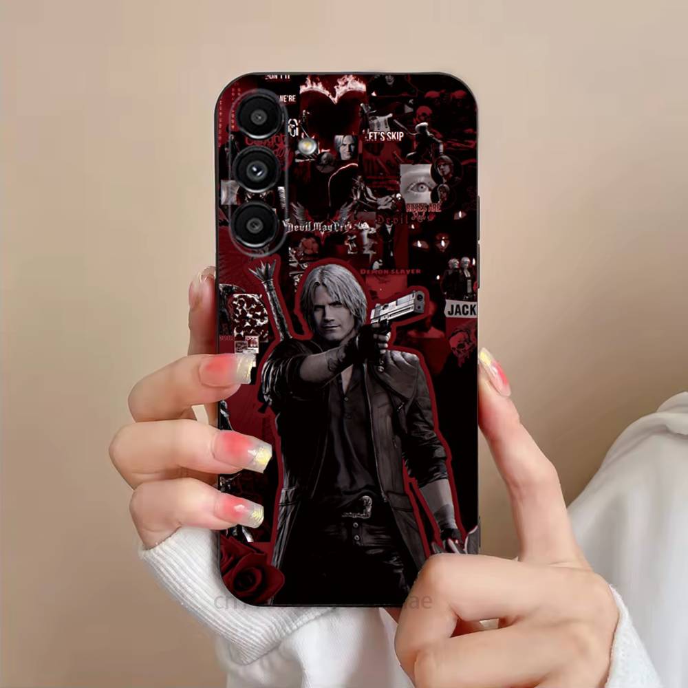 Dante D-Devil M-May Cry D-DMC2 Phone Case For Samsung Galaxy S21 22 23 24 S25 Ultra PlusS20 FE S10 Plus  Cover Funda