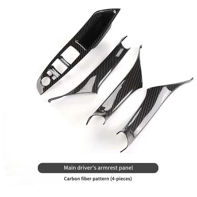 Car Sticker 2025 Hot Car Door Handle Panel Protector Pull Trim Cover For BMW 2011-2017 5 Series F10 F18 F11 Auto Interior Door H