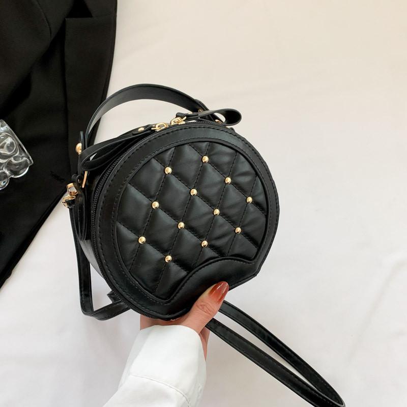 

Stylish Vintage Single Shoulder Bag Chic Crossbody Bag For Women With Round Design