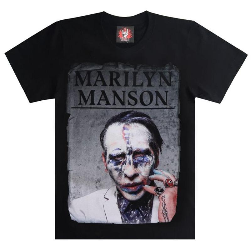

New Arrival Mens Clothes Tee Shirt Homme Graphic T-Shirts Men Tshirt for Men Korn Band Korn Rock Metal Gangsta Rap Street - M... S