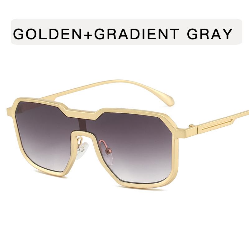 Steampunk Style Men's Sunglasses Alloy Frame Polygon Shape Sun Glasses Women Fashion Trendy Sunglasses for Men