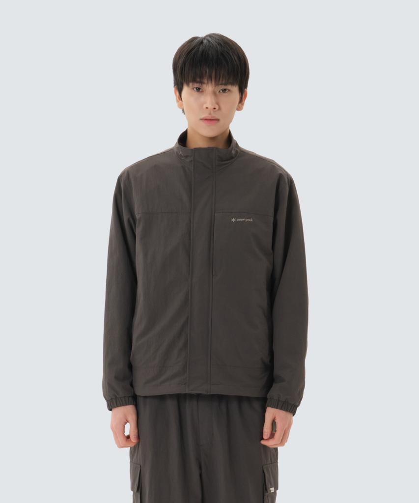 Snowpeak Apparel Cample Stand-Neck Windbreaker (S26Zmcwb12) Chocolate Khaki