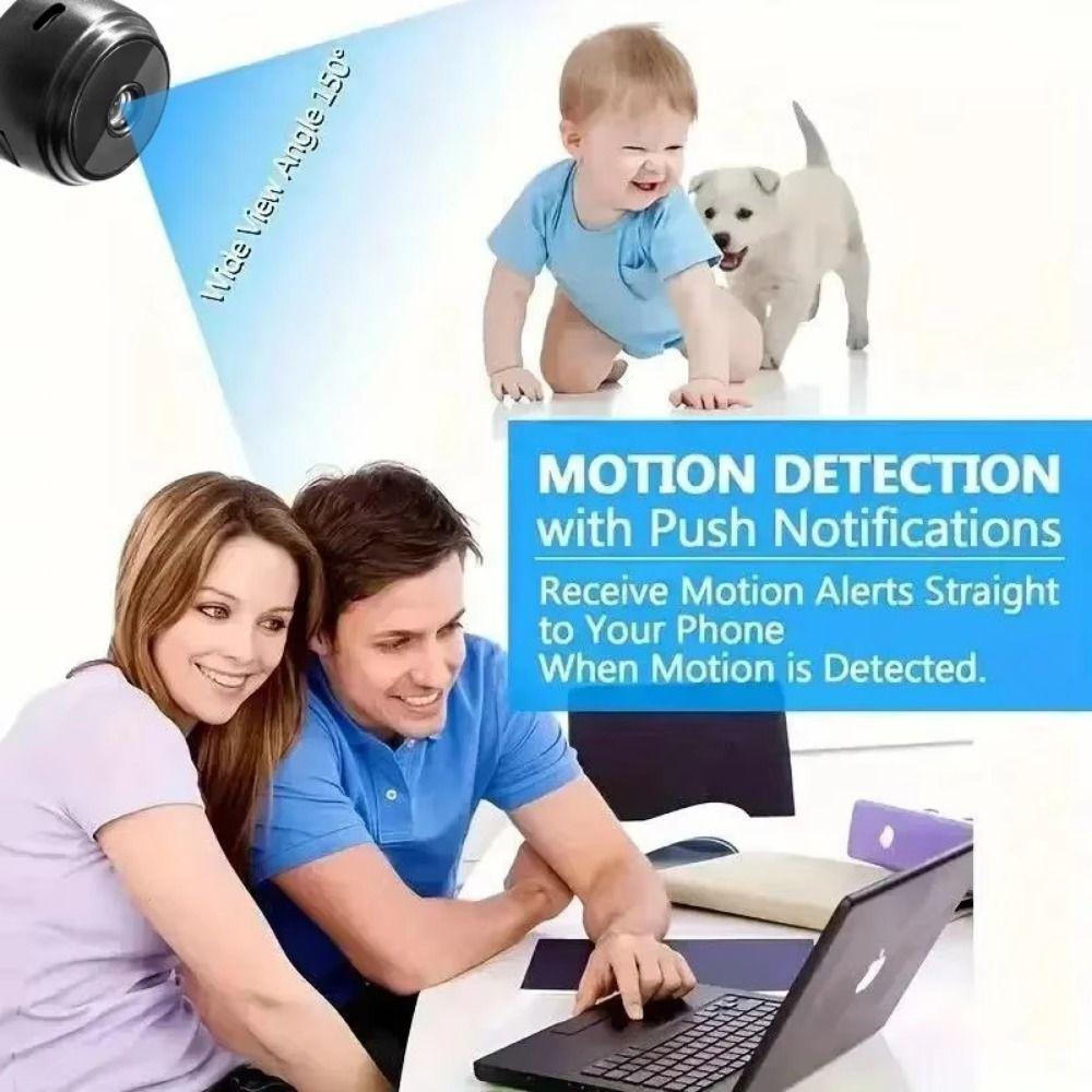 Micro Video Recorder Mini Camera Wireless Design Motion Detection Two-Way Talk Camera Night Vision Alarm System Wireless Camera