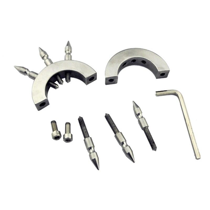 Metal Stainless Steel Cock Ring Chastity Belt   Adult Sex Toy Slave Penis Cage Ball Stretcher