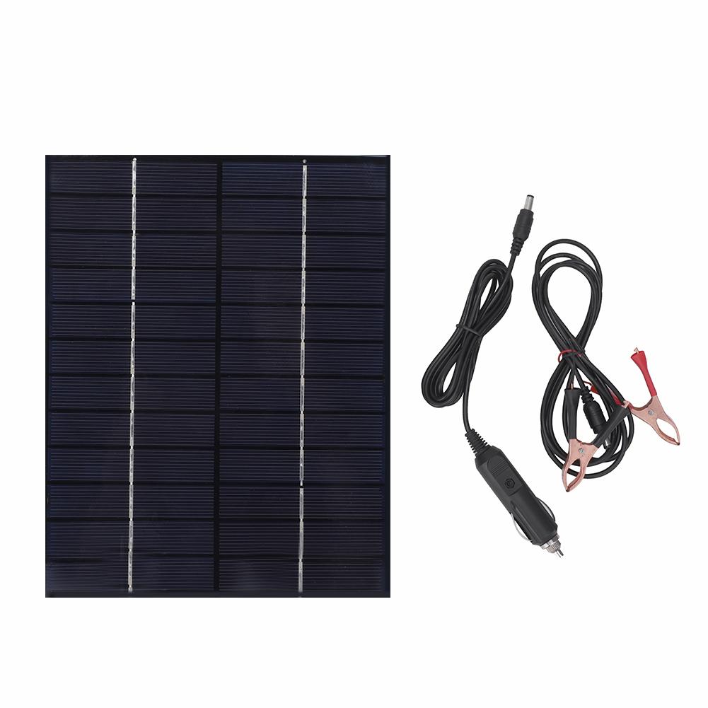 6,5 W 12 V 5 V Tragbares Solarmodul für Handy-Solarenergie-Batteriestrom-Autoladegerät