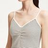 VEROMODA Women's V-Neck Striped A-Line Camisole Dress