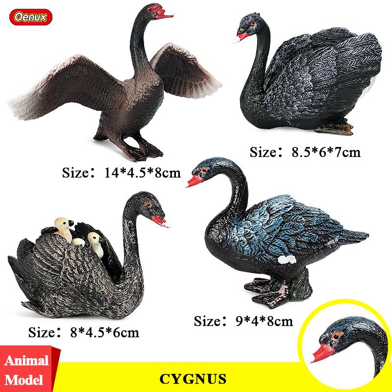 Oenux Gårdsmodell Actionfigurer Bonde Motorsykkel Ku Høne Gris Dyr Sett Figur Minityr PVC Søt Pedagogisk Leketøy for Barn