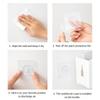 Toothbrush Holder Toilet Non-perforated Toothbrush Shelf Three-in-one Toiletry Cup Magnetic Tooth Cup Toothpaste Holder