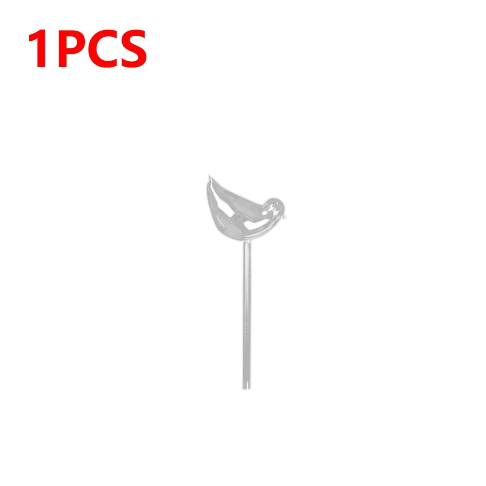 6-1Pc PVC Transparent Plants Watering Bulbs Bird Shape Automatic Drip Irrigation Self Watering Device Home Flower Waterer Bulbs