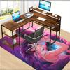 KPOP Hunter Polyester Carpet, Soft Indoor Mat for Office Chair, Living Room, Computer Desk - Decorative Home Office Rug Design