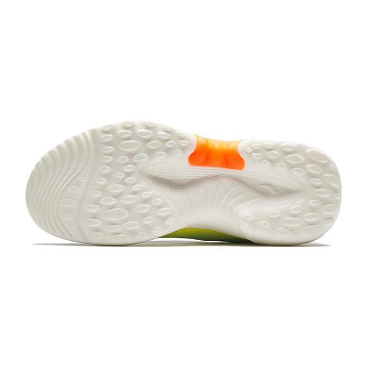 Anta Kids Round Toe Comfortable Versatile Trendy Anti-Kick Shock Absorption Low-Top Running Shoes Kids running shoes White Green A312415506-1