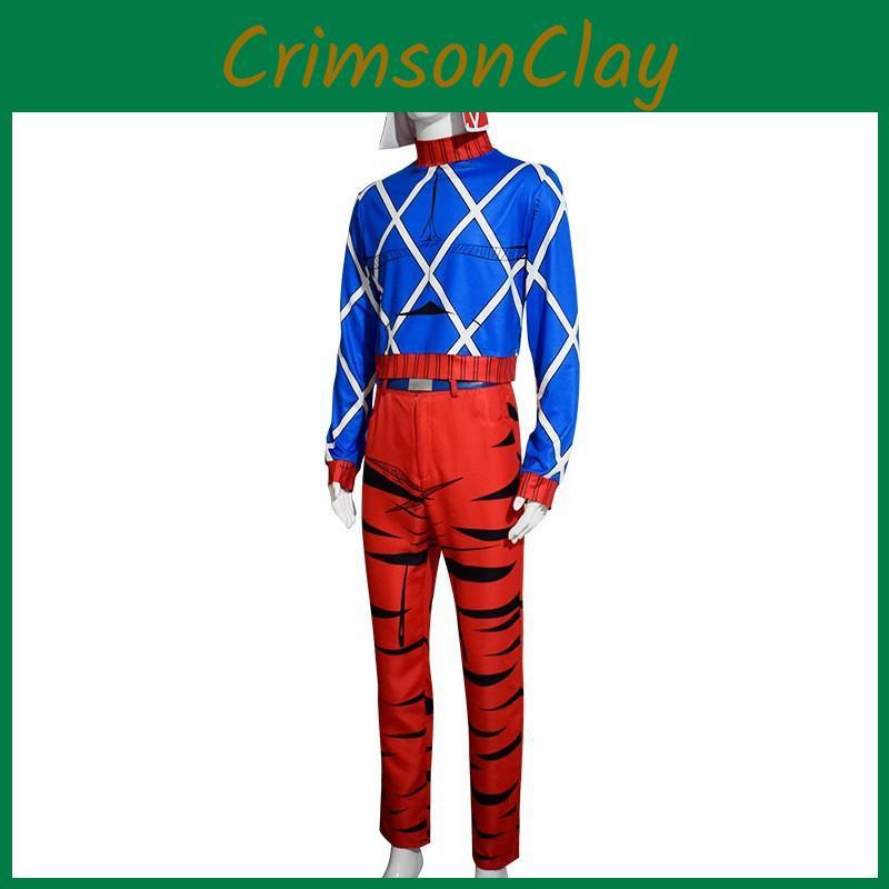 Jojos Bizarre Adventure Cosplay Costume Durable Polyester Anime Enthusiasts