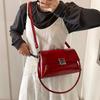 IELGY Ladies Retro Casual Small Square Oil Wax Leather Messenger Bag