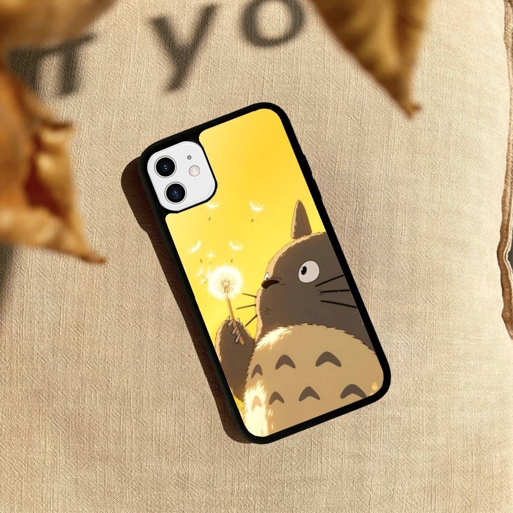 Cute T-Totoroes For iphone 17 Air 16 15 14 13 12 11 Pro Max TPU+PC Plus Shockproof Back Phone Cover