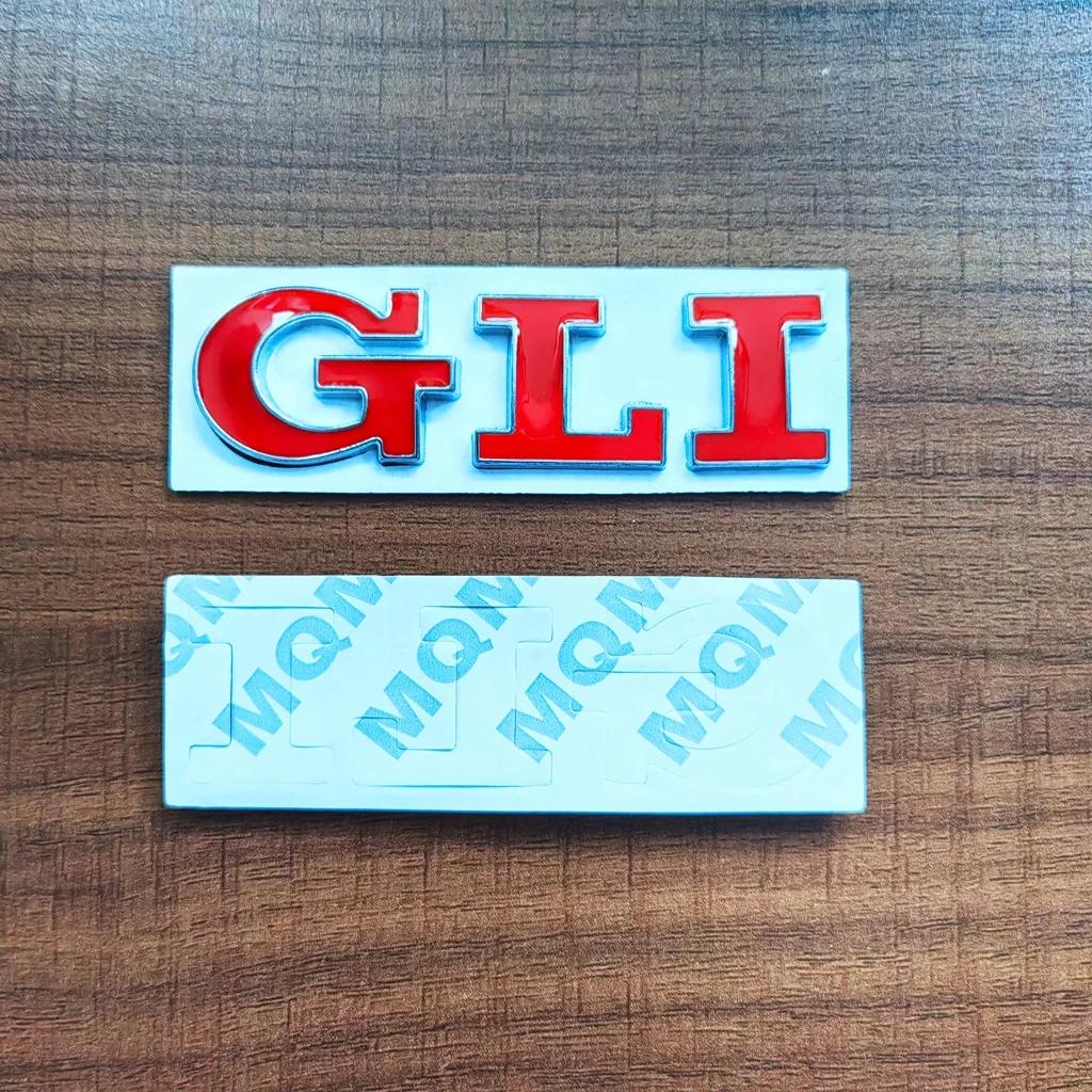 

Golf 3 4 MK3 MK4 2026 Hot For VW VOLKSWAGEN 3d Metal Red Logo GLI Emblem Letters Car Trunk Badge Decal For Volkswagen Bora VW Je