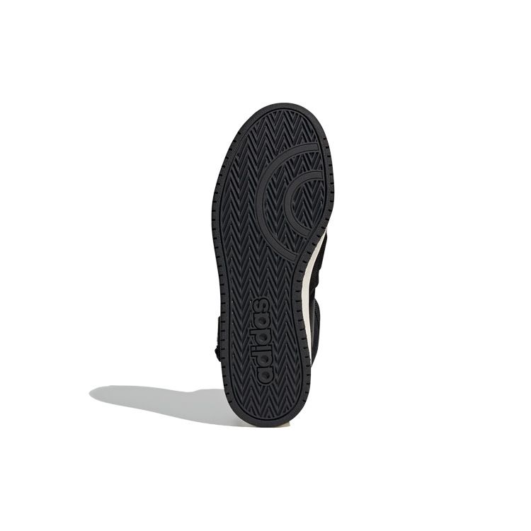 Adidas Neo Hoops 2.0 Utx Συνθετικό Δέρμα Αντιολισθητικά Ανθεκτικά Παπούτσια Σκέιτ Μέσης Κοπής Ανδρικά Αθλητικά Παπούτσια Μαύρο Λευκό FW3375