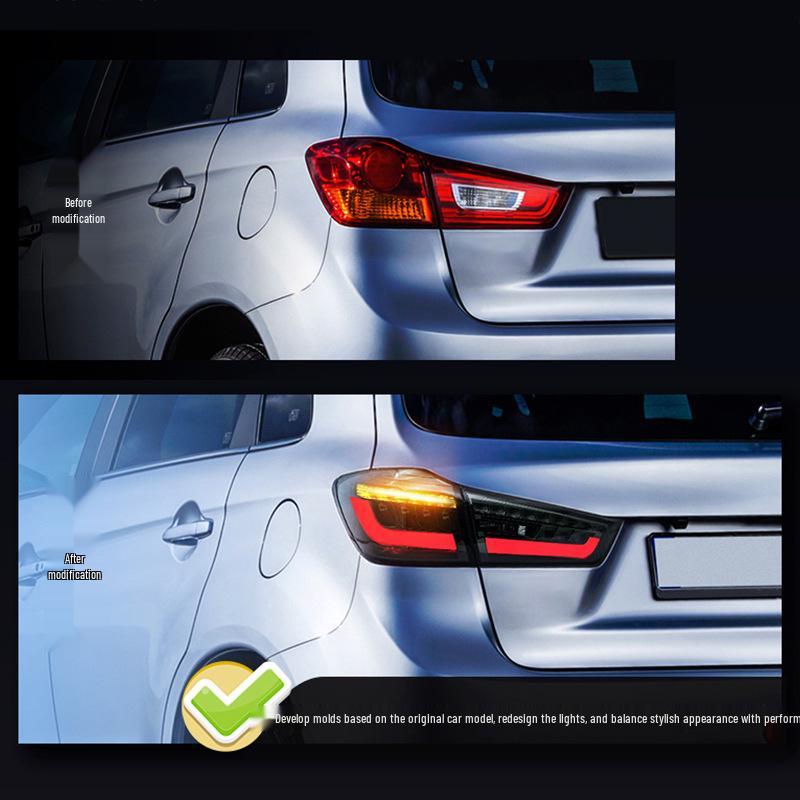 VLAND LED Tail Light Assembly for 2012-Present Mitsubishi ASX: Turn Signal & Brake Light