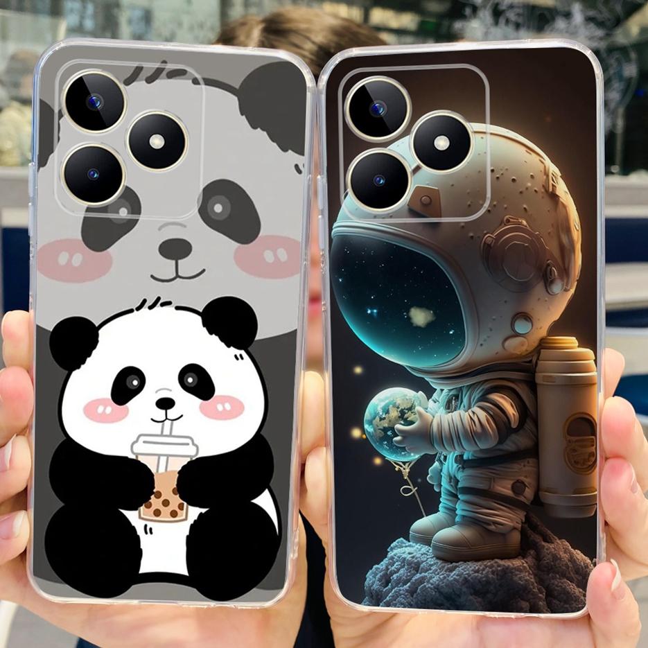 For Realme C51 C53 Case New Fashion Painted Cover Soft Silicone Phone Case For Realme C53 C 51 RealmeC51 RealmeC53 Fundas Bumper