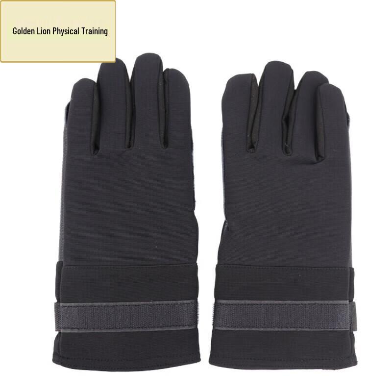 Golden Lion Thickened Cowhide Rappelling Gloves