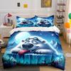 "Polar Bear Relaxing Night Bundle" Exquisite three-piece bedding set gift for kids and adults
