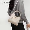 C.BANNER Women's First-Layer Cowhide Handbag Shoulder Crossbody Bag