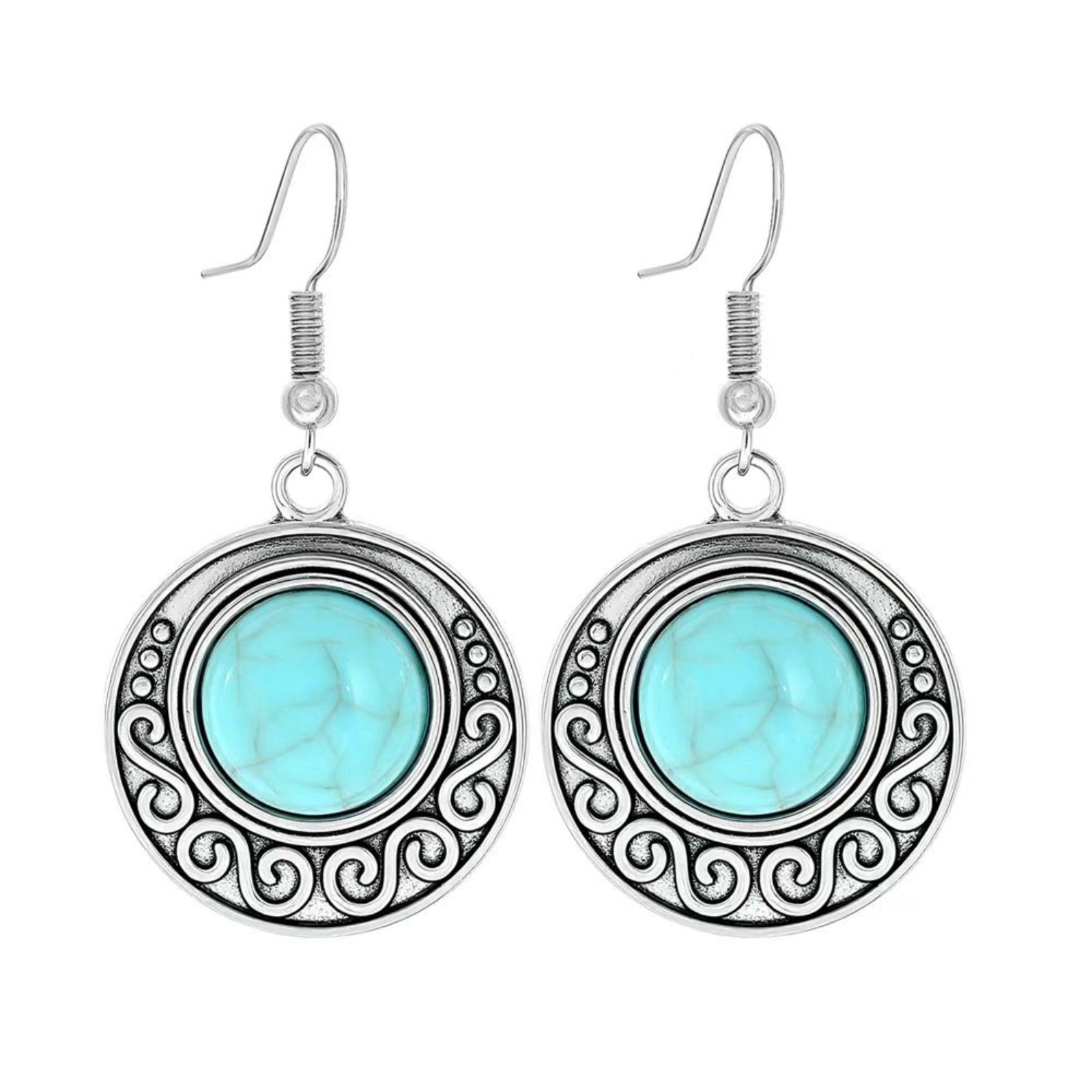 

Персонализированные женские серьги из винтажного синего кристалла, щедрые серьги One Size синий