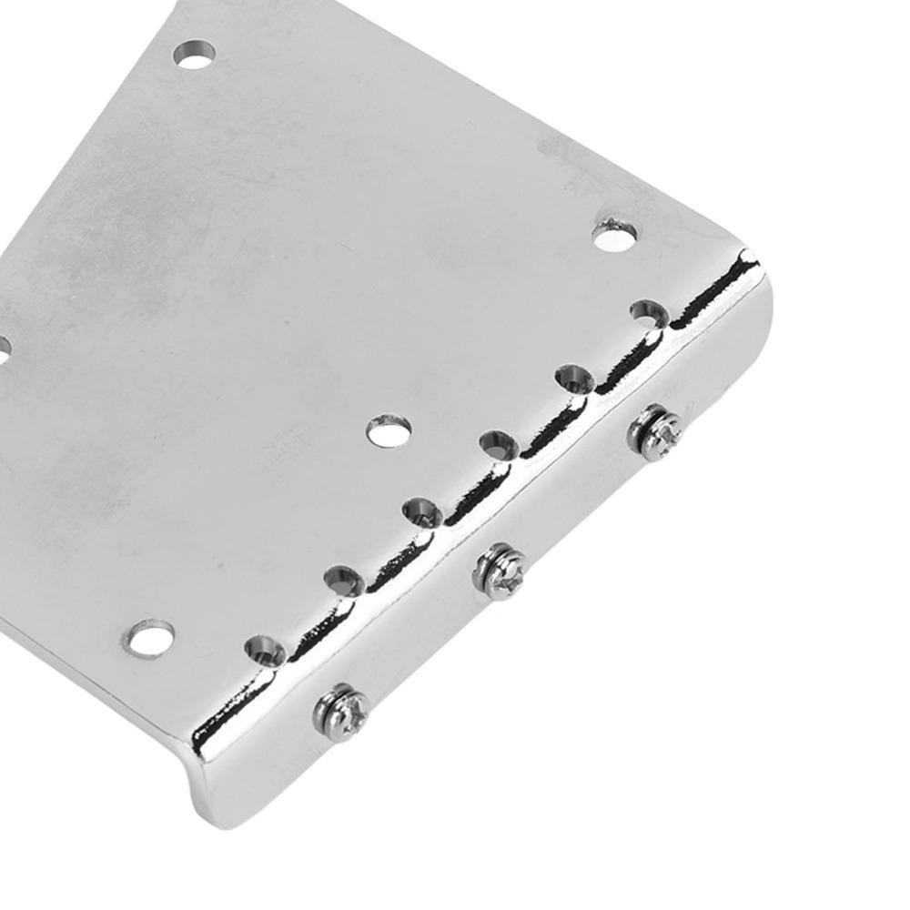 Metal Electric Guitar Bridge 3 Saddles Metal Saddle Bridge Guitar Tailpiece Electric Guitar