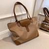 Bolsa Tote Grande de Nylon Feminina 2024 - Ombro Único, Versátil para Deslocamento e Estudantes