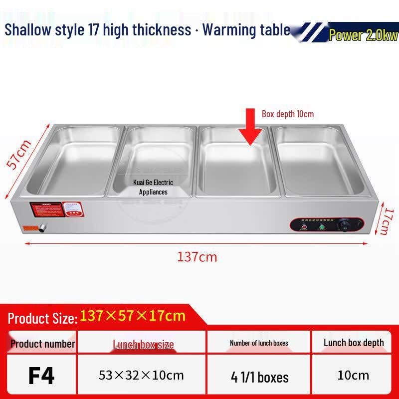Commercial Desktop Food Warming Table
