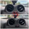 2/4pcs For Nissan Micra March K13 Versa Sunny Almera Latio 2011-2017 AC Air Vent Ring Cover Trim ABS Chrome Car Styling Frame