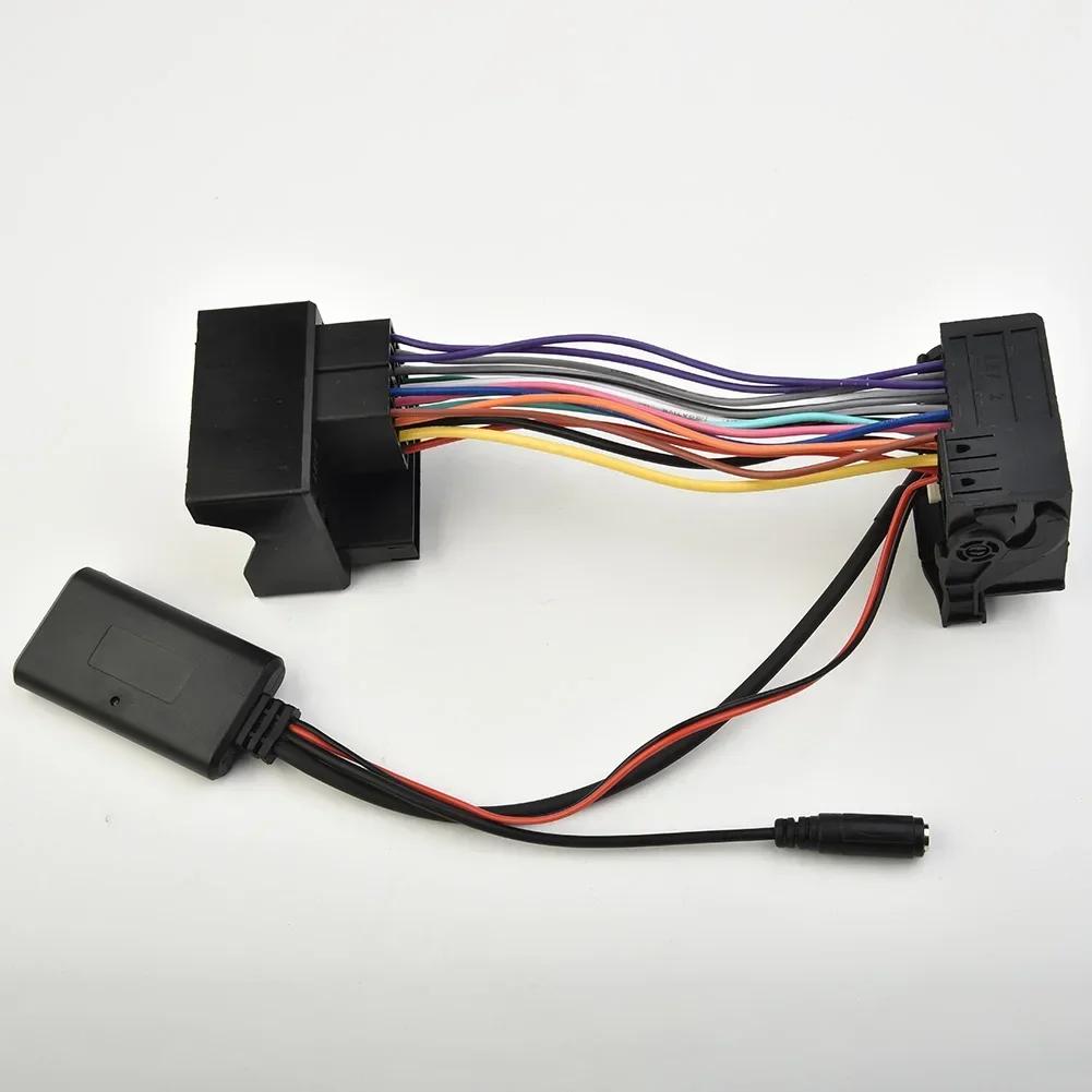 Auto BT 5.0 Music Audio Adapter Wire MIC For BMW E60 E61 E63 E64 E65 E66 E81 E82 E87 E70 E90 E91 E92 Radio Adapter Cable