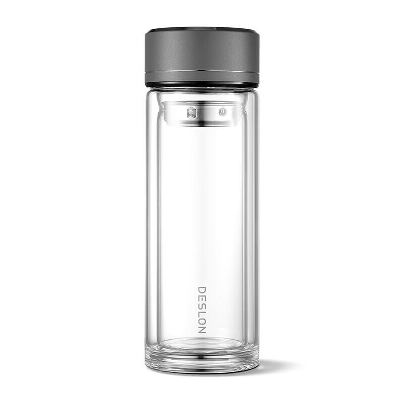 DESLON DQXB-300L Double-Wall Borosilicate Glass Tea Bottle