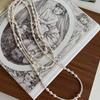 Imitation Pearl Multi-Layered Women'S Necklace Exaggerated  High Street Club Party Banquet Necklace For Women Jewelry